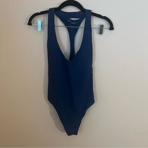 Aerie super scoop racer back one piece swim